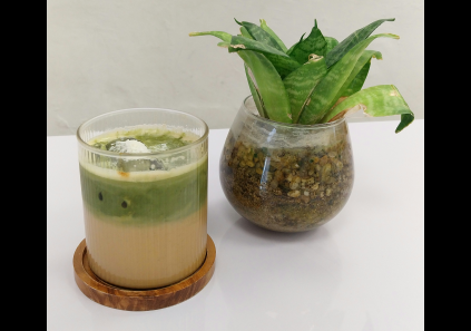 Matcha coffee